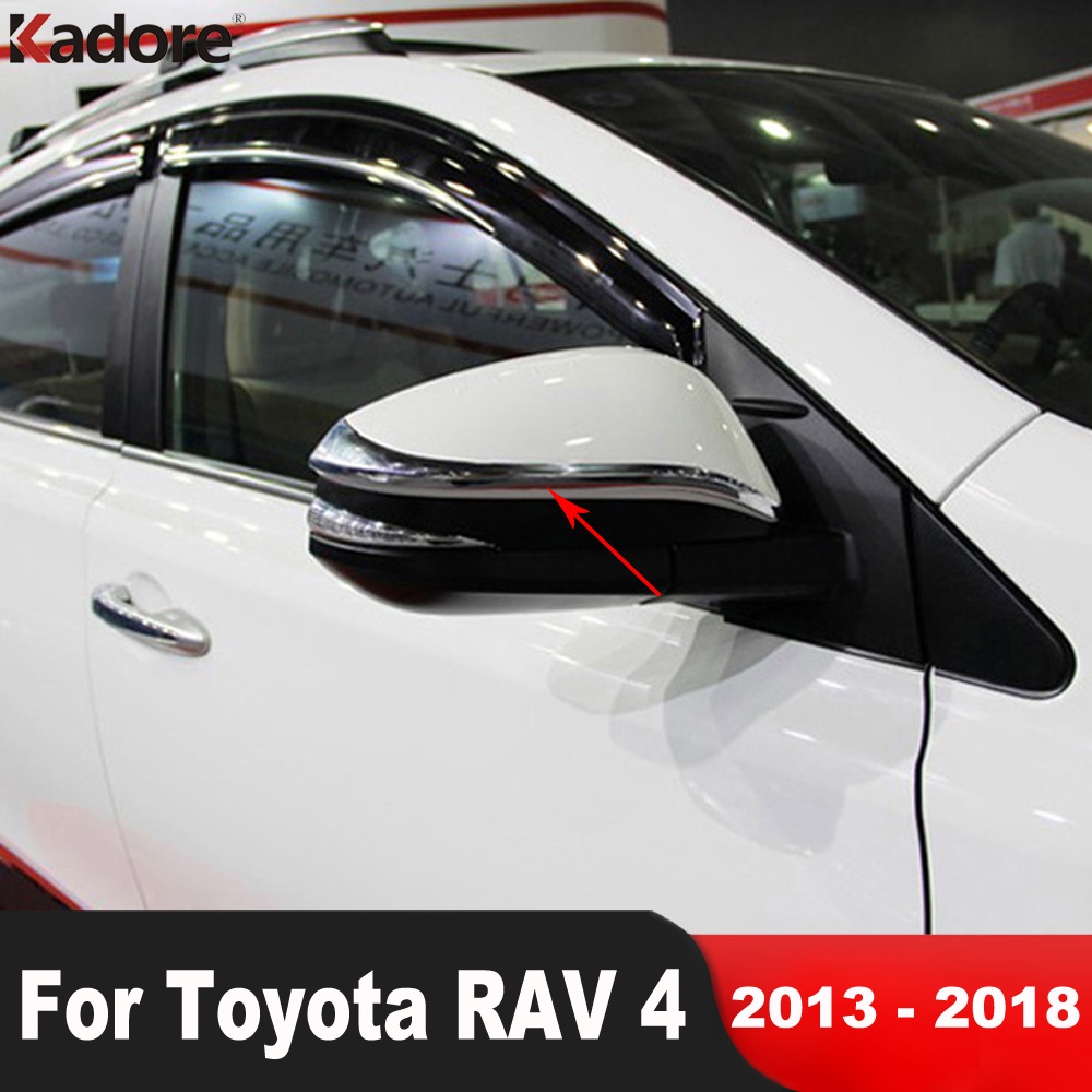 Rearview Mirror Cover Trim For Toyota RAV4 RAV 4 2013 2014 2015 2016