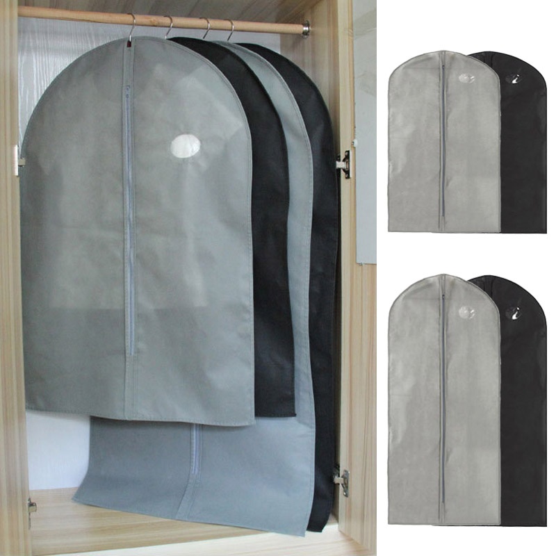 Dust cover 2 colors Black/Gray Coat Protector 60*95cm Clothes ...