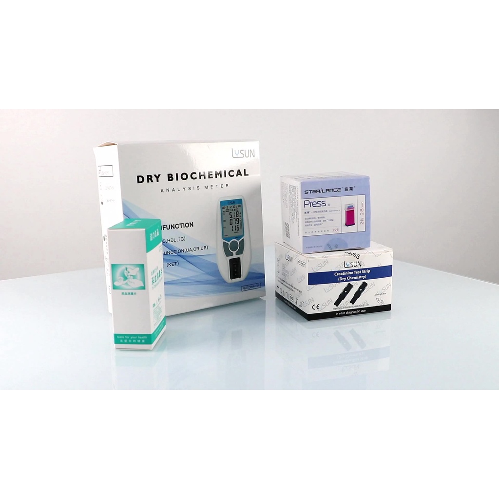 POCT blood test equipment full auto dry chemistry analyzer test lipid 4