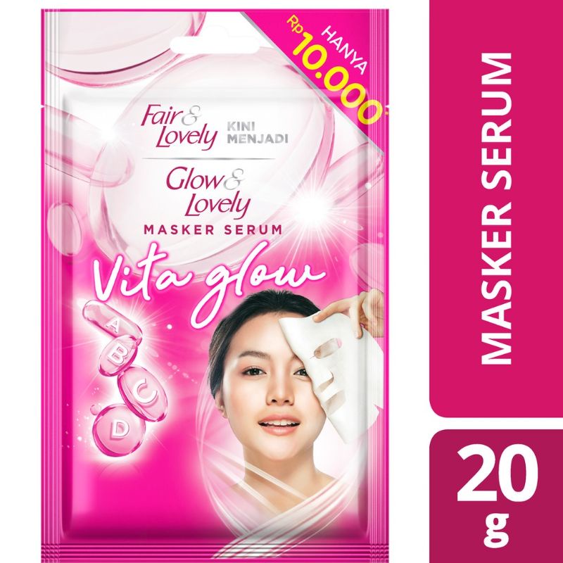 Glow Lovely First Fair Lovely Vita Glow Multivitamin Serum Sheet