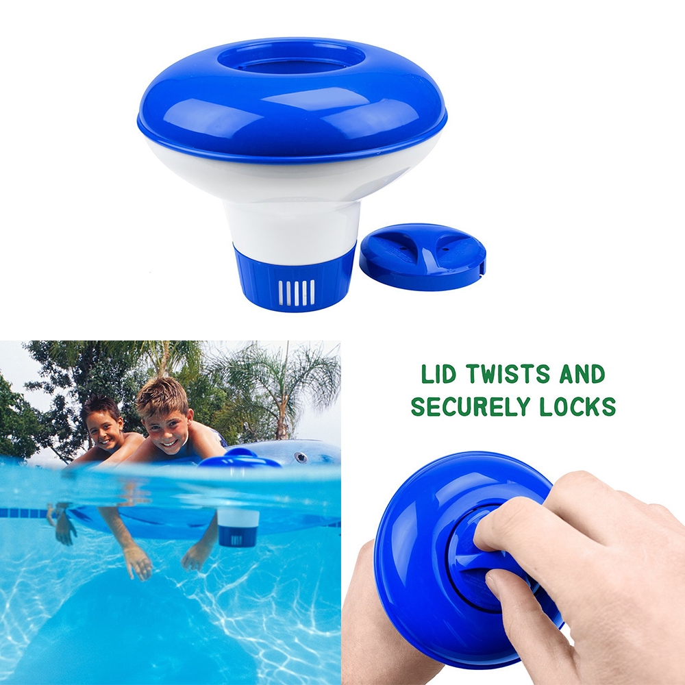 5Inch Pool Spa Chemical Floater Tablet Chlorine Dispenser Cleaner ...