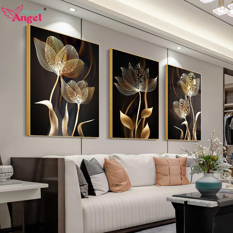 40*30cm Wall Frame Classy Glass Like Modern Landscape Fashion Canvas Print  Mural Living Room