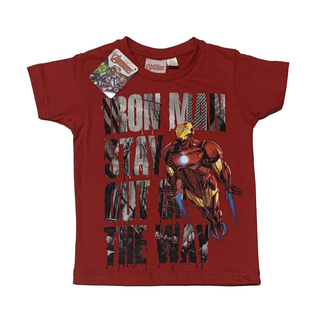 Disney Marvel Avengers Iron Man Mono Moves Boys Kids And Toddlers Red T ...