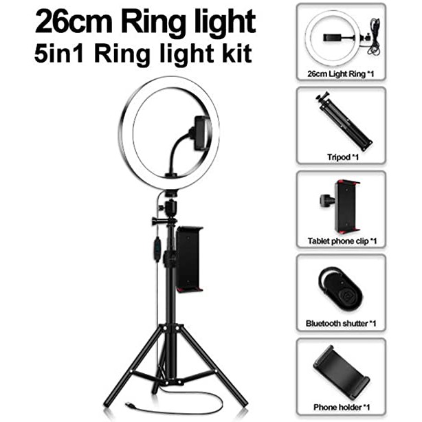 26CM LED RIGHT LIGHT + LONG 180CM TRIPOD