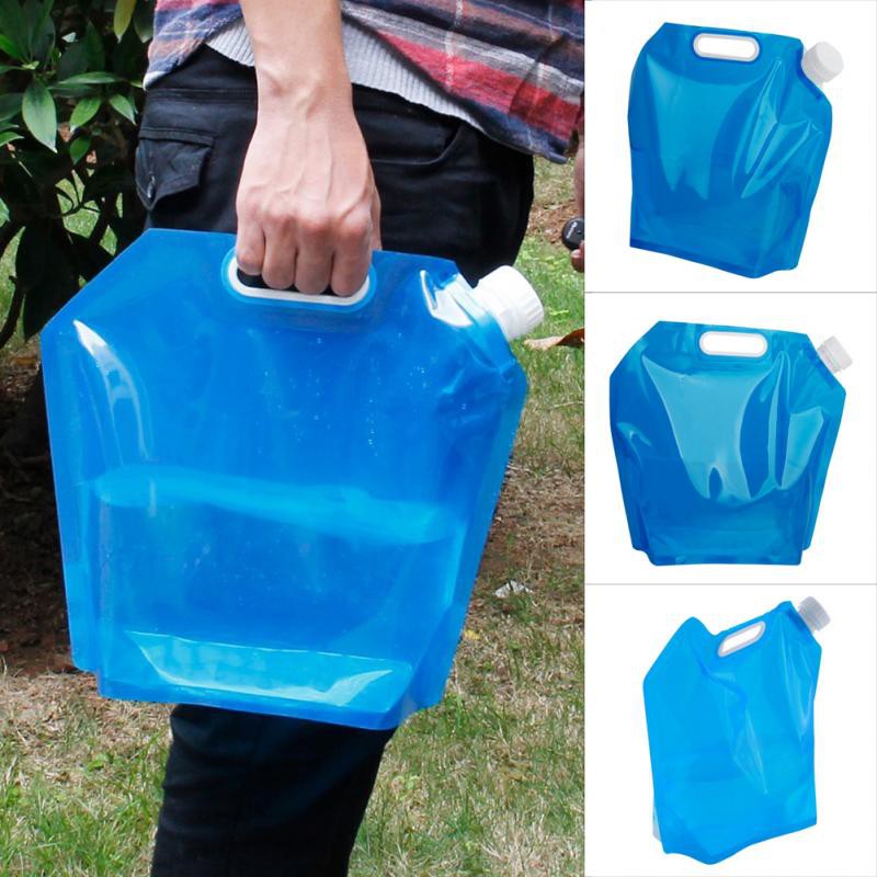 10 Liter Portable Folding Drinking Water Bag Camping Water Tank ...