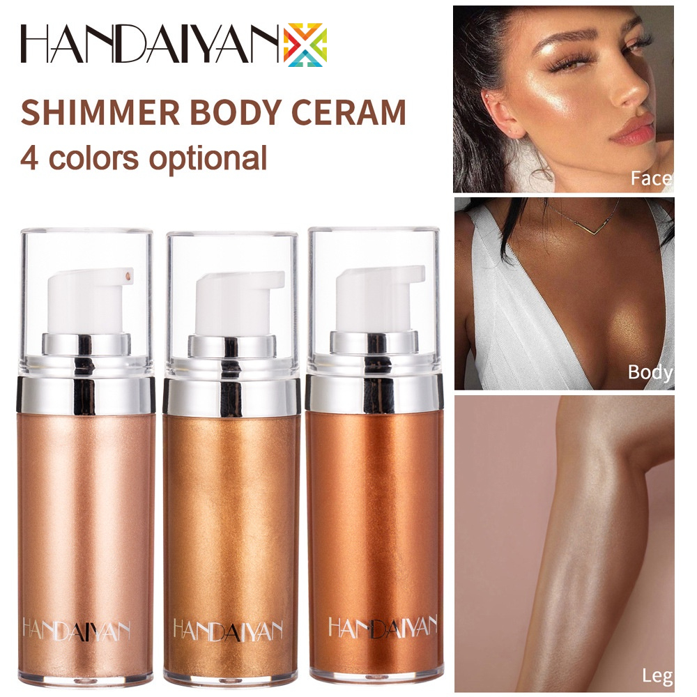 20Ml Spray Liquid Highlighter Body Bronzer Oil Mist Highlight Illuminator Cosmetic Shimmer Face