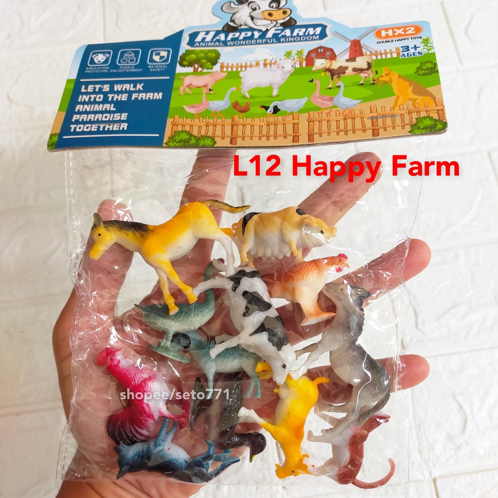 Happy Farm Mini Farm Animals Pets Animal Miniature Horses Cows Chickens ...