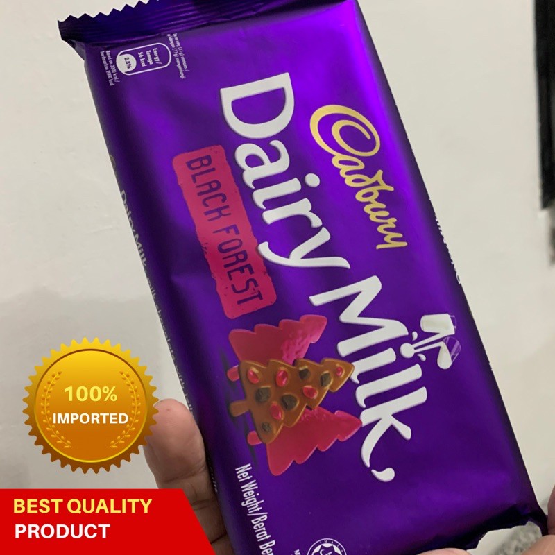 Cadbury Dairy Milk Black Forest 165g Shopee Philippines