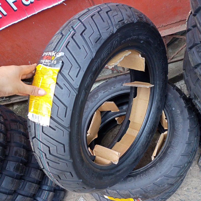 Shinko SR734 Series Rear Cruiser/Touring Motorcycle Tire - 170/80-15 (77H), Load Index 77, Speed H