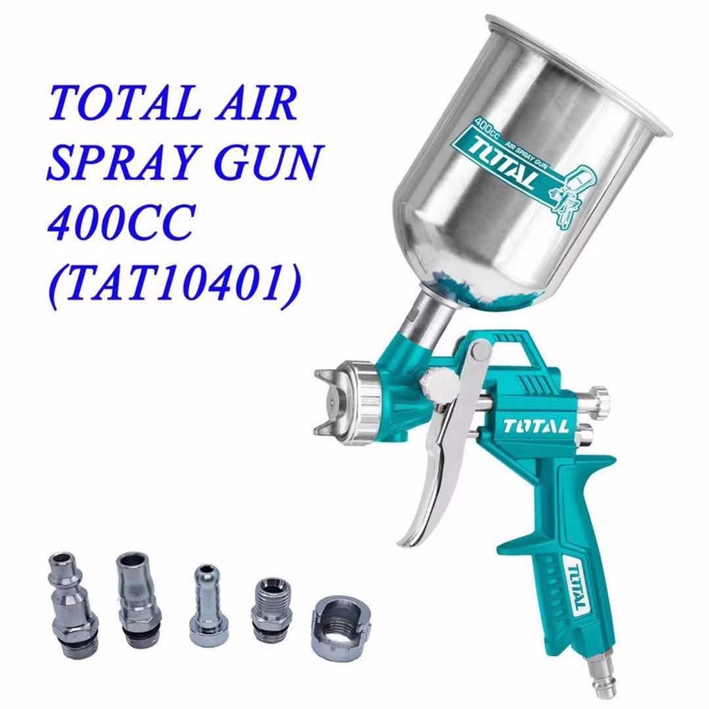 TOTAL TAT10401 SPRAY GUN 400CC 1.5mm spray gun for paint air paint spray gun air spray gun for