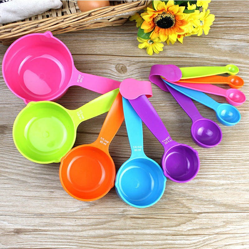 Hot Measuring Spoon Round Measure Cup 1/16-1 Tbsp Bar Kitchen
