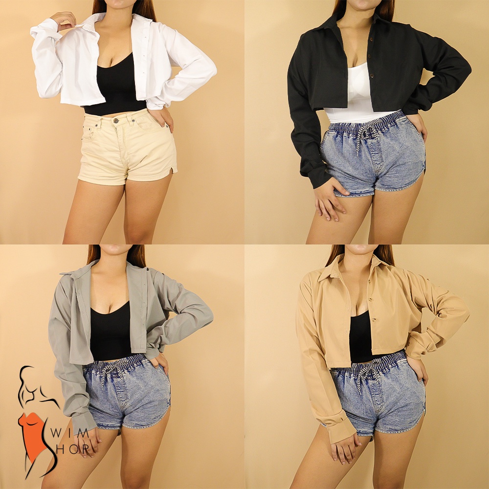 Polo crop hot sale top outfit