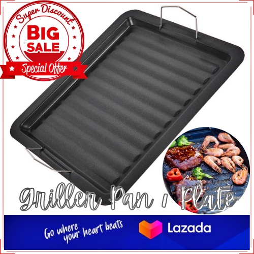 BBQ Grill Plate (Samgyupsal / Samgyeopsal) Yakiniku / Griller Pan (for