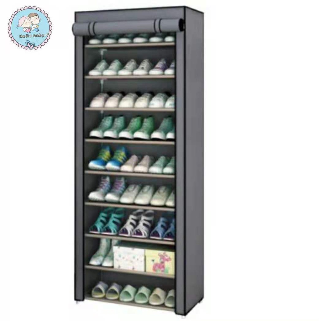 609- 9 Layer Shoe Rack Cabinet Rack | Shopee Philippines
