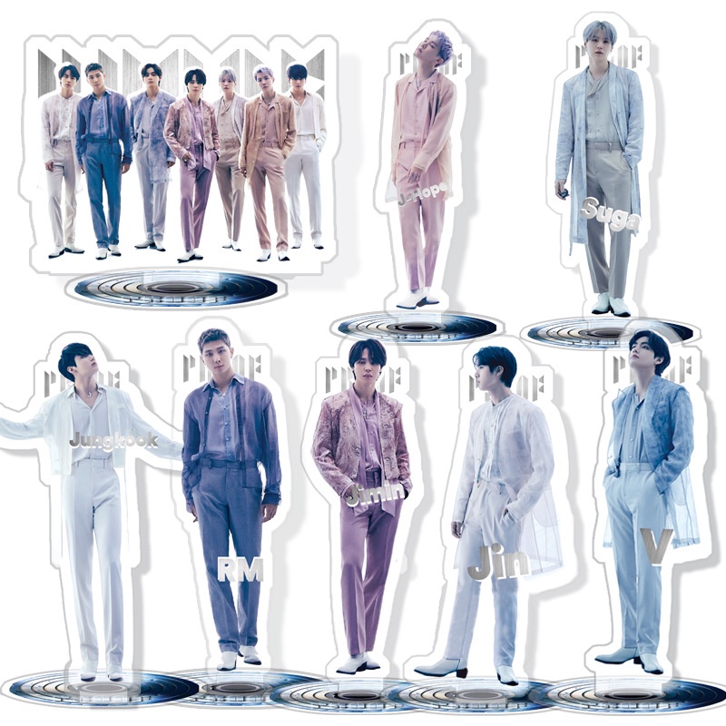 Kpop BTS Acrylic Stand Proof live Figure Model Plate Holder For Home ...