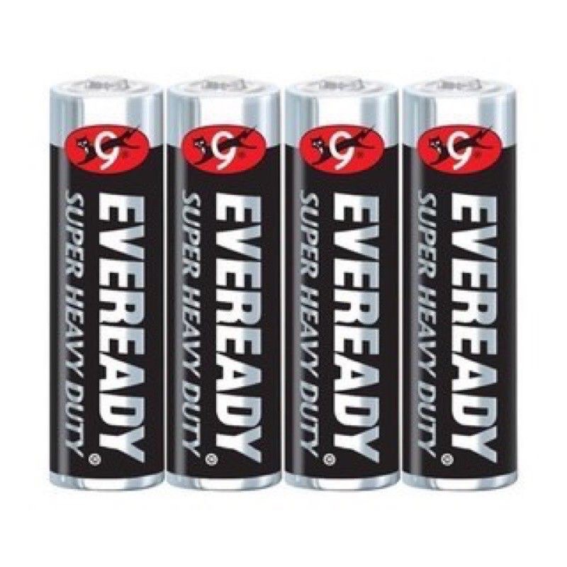 4pcs Eveready Battery AA AAA Ever Ready Everready Batteries | Shopee ...