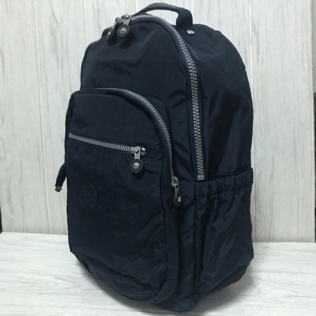 Kipling backpack sale navy blue