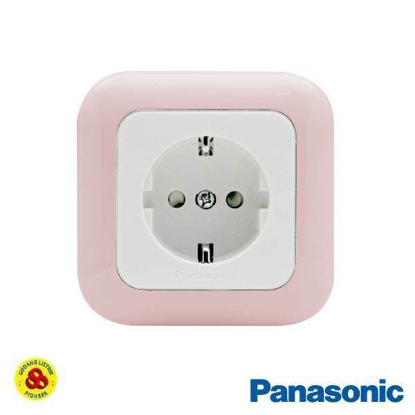 Panasonic Stop Contact CP 1121TN Pastel Pink Socket with Safety ...