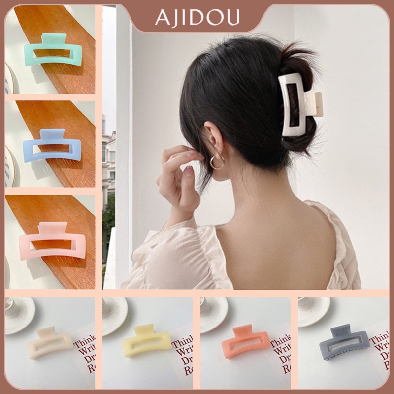 Hair Clip Geometric ins catch clip simple hairpin wild hair catch ...