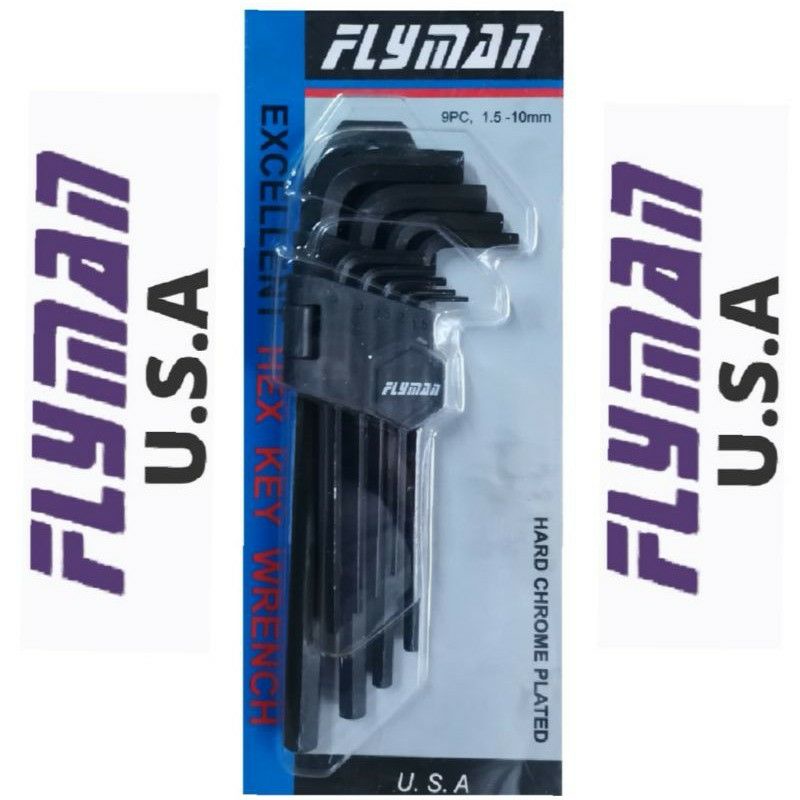 FLYMAN ALLEN WRENCH SET ORIGINAL (LONG OR SHORT) | Shopee Philippines