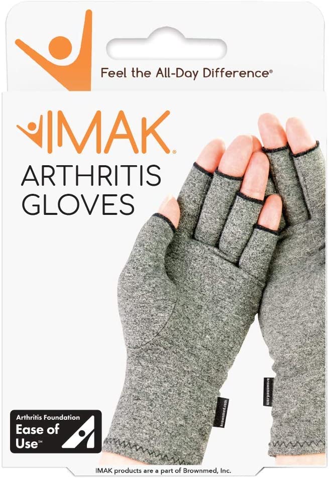 IMAK Compression Arthritis Gloves Original w/ Arthritis Foundation Ease