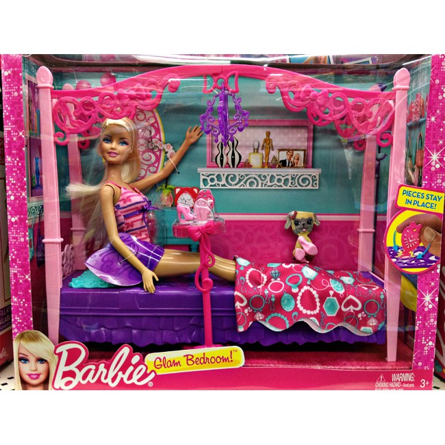 FREE SHIP Barbie Glam Bedroom