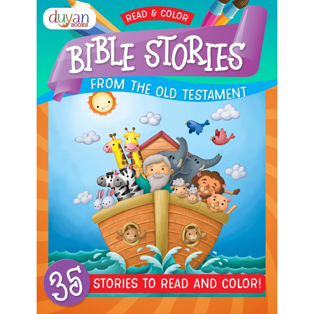 Bible Stories From The Old Testament - 35 Stories To Read And Color ...