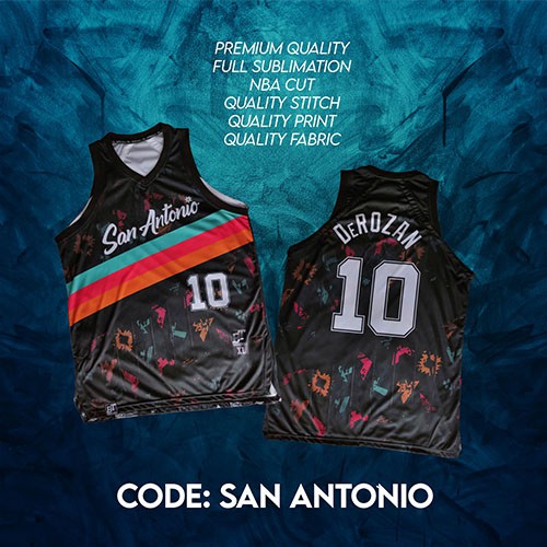 San antonio shop basketball jersey