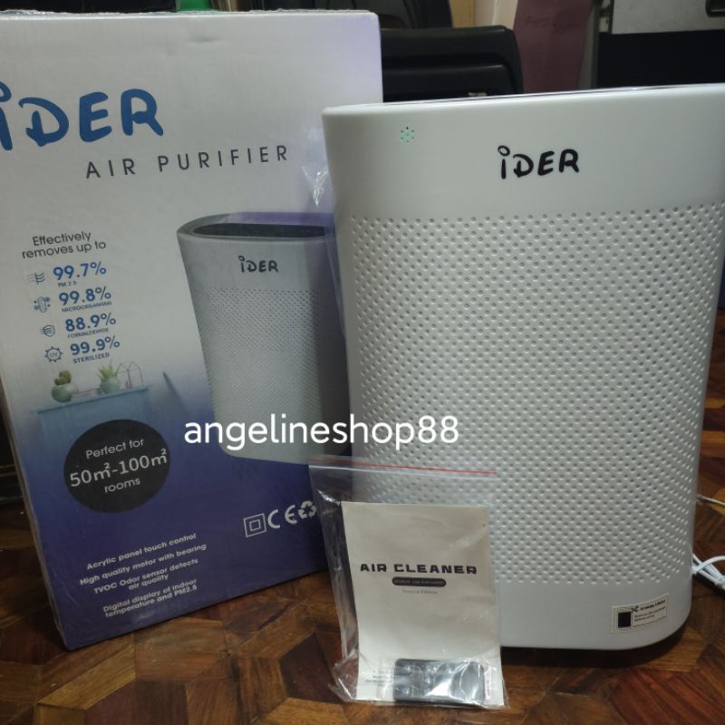 Ider air shop purifier specs