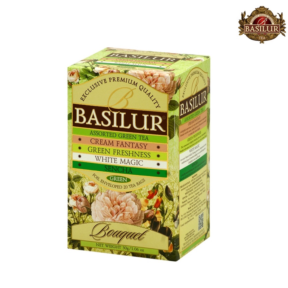 Basilur Tea Bouquet Assorted Green Tea 1.5g X 25en | Shopee Philippines