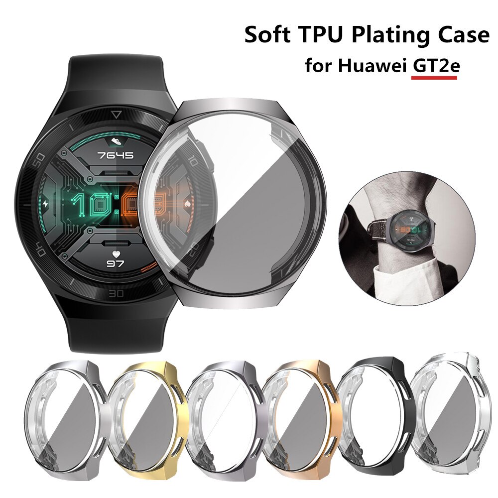 Watch Case Huawei Watch GT2E Cover Soft TPU Huawei GT 2E Full Cases Frame Anti Scratch