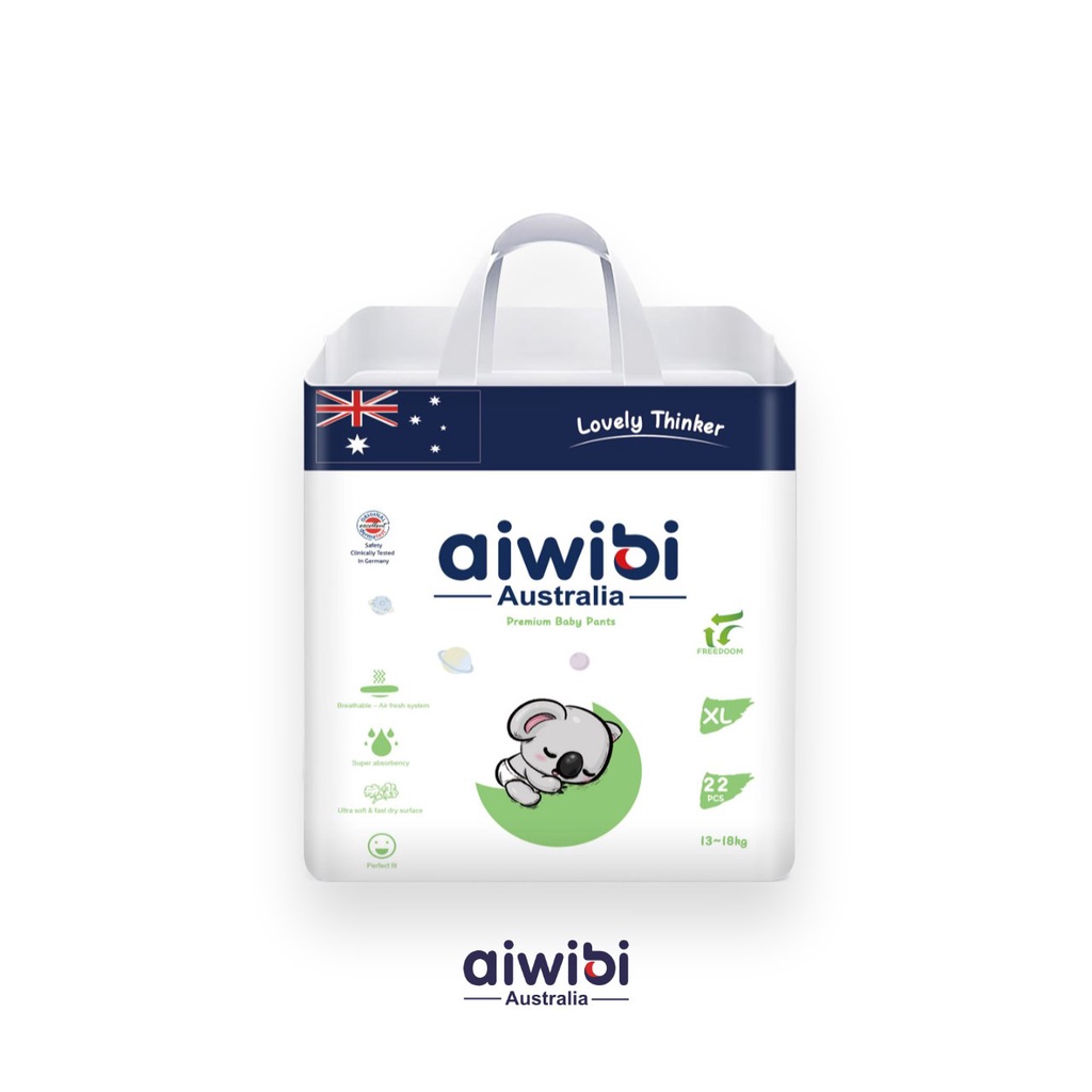 Aiwibi Lovely Thinker Chlorine Free Pullups/Pants Diaper Extra Large