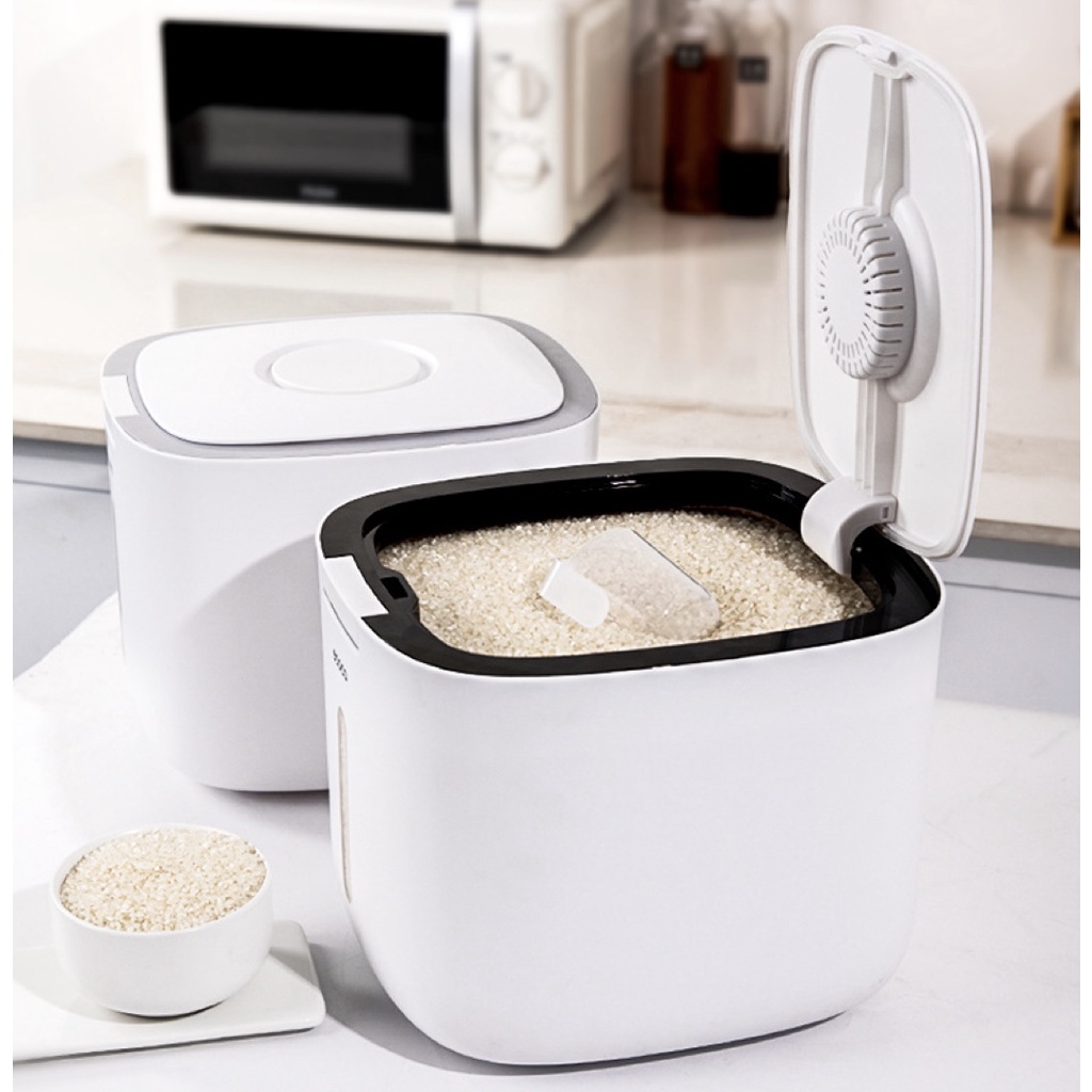 Rice storage 5kg 10kg rice storage rice dispenser bekas beras 5kg 10kg ...
