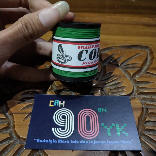 Cobra Brand Glass Kite String, Small Roll, Short Thread. Kites Line