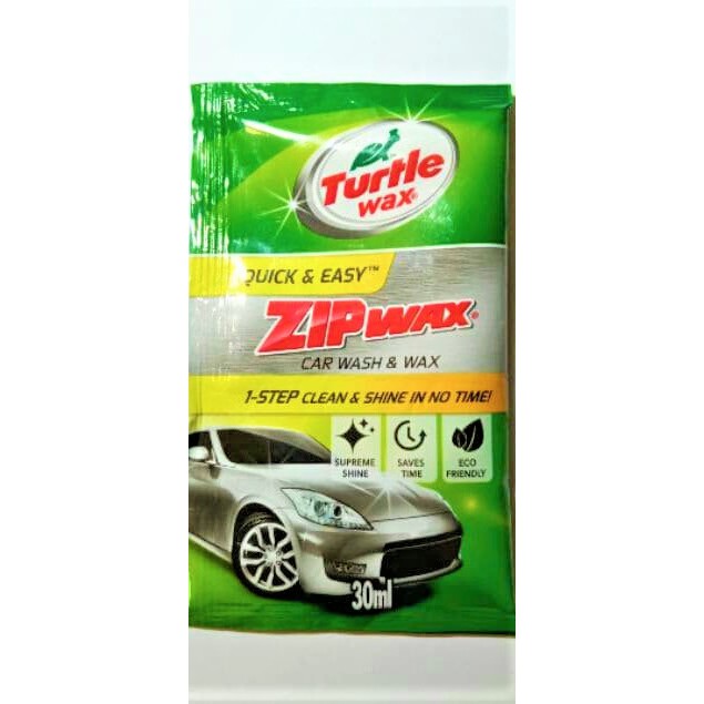 Turtle Wax Zip Wax Car Wash & Wax (30mL) Shopee Philippines