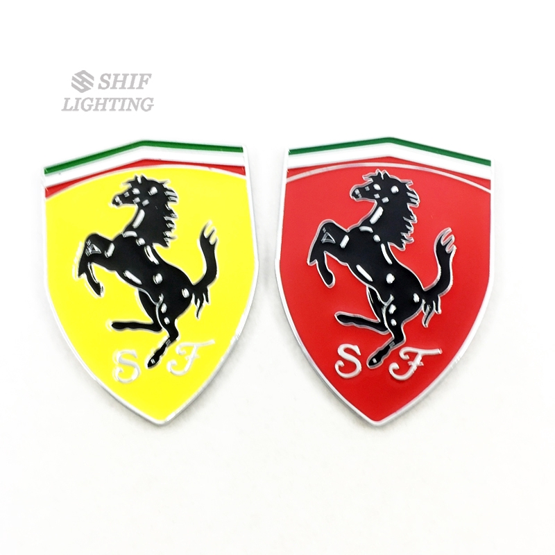 1 x Metal SF Horse Logo Car Auto Decorative Emblem Badge Sticker Decal ...