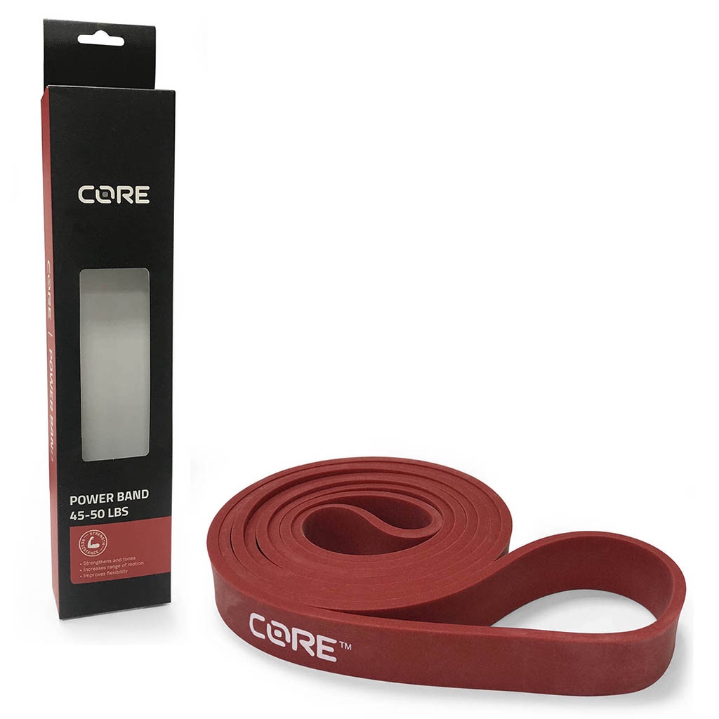 Core Power Band 45 50 LBS Red Shopee Philippines