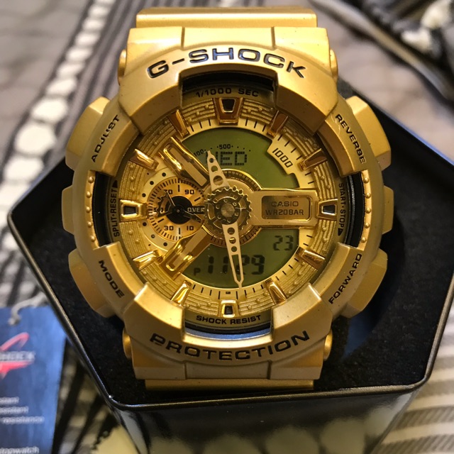 Casio wr20bar clearance gold