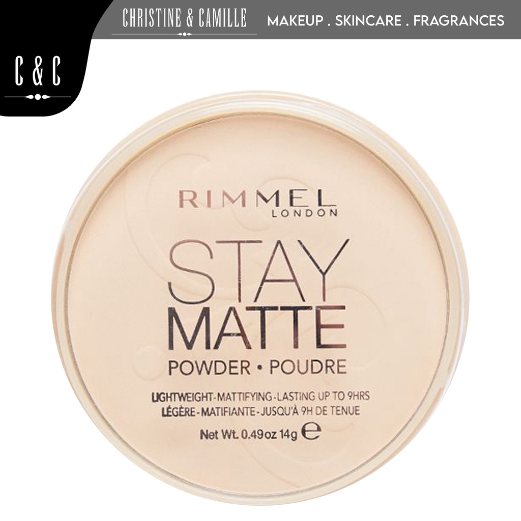Rimmel Stay Matte Pressed Powder 14g | Lightweight & Mattifying ...
