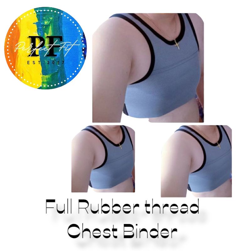 Chest binder full rubber breathable breast binder for woman corsets