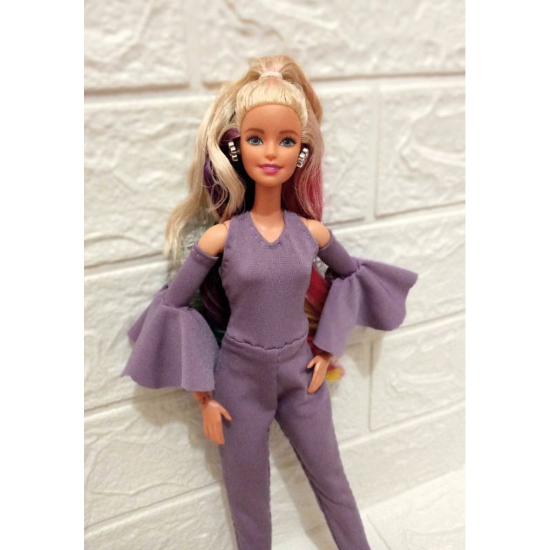 Barbie Jumpsuit Trumpet Sleeve Jumpsuit, Cute Original Good, Handmade