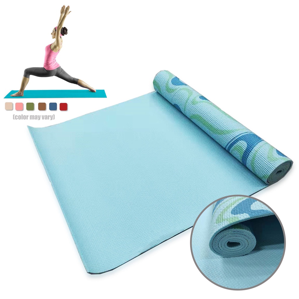 #4 High Quality Printing Wavy Pattern 5MM Foldable Yoga Mat Fitness ...
