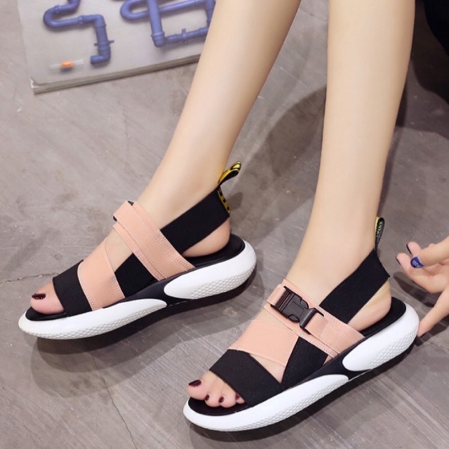 Korean sandals black new arrivals