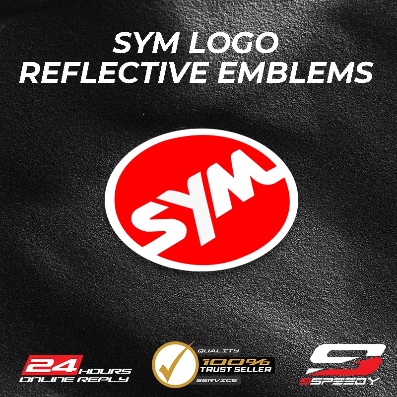 SYM LOGO Reflective Decals Sticker | Shopee Philippines