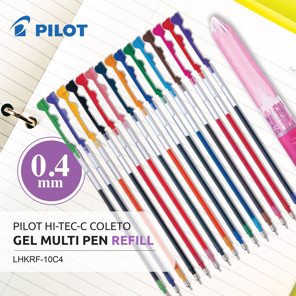 Pilot Coleto 15 Color Filling Size 0.5 mm. | Shopee Philippines