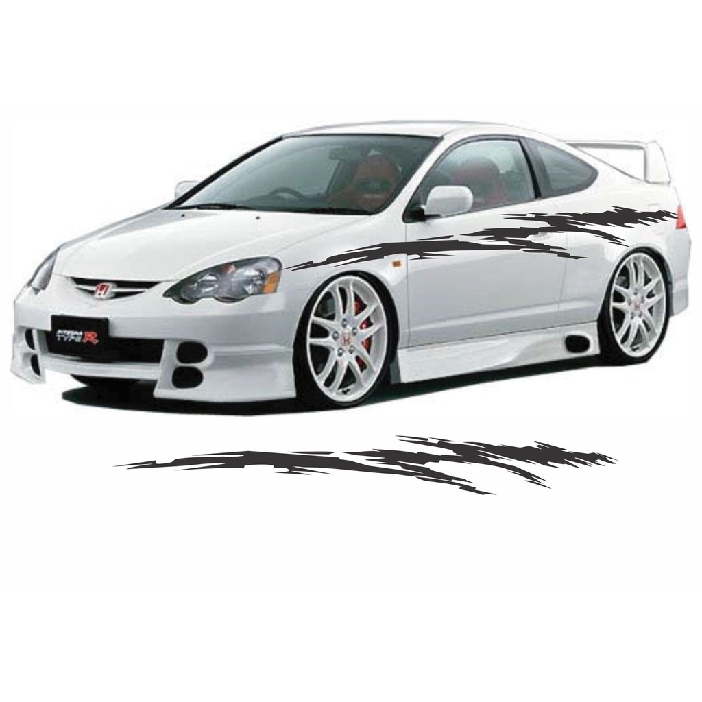 2Pcs VINYL GRAPHICS DECAL STICKER CAR BOAT AUTO TRUCK 100