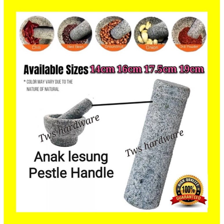 Granite Stone Mortar Handle For Children, Mortar, Stone Mortar, Stone ...
