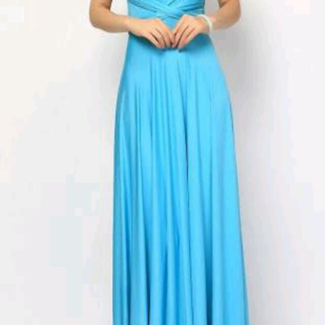 Aqua blue store dress for wedding