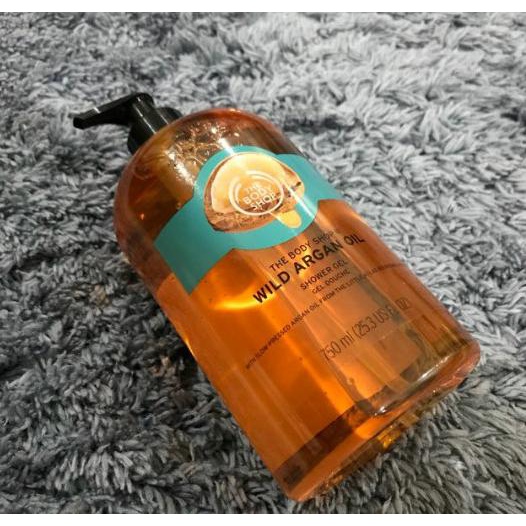 Free Shipping The Body Shop Original Wild Argan Oil Shower Gel 750ml
