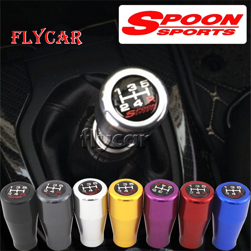 Spoon Shift Knob 5 Speed Aluminum Gear Head Shift Lever Knob Universal Auto Accessories Shopee